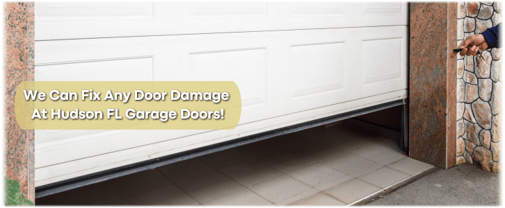 Garage Door Off Track In Hudson FL